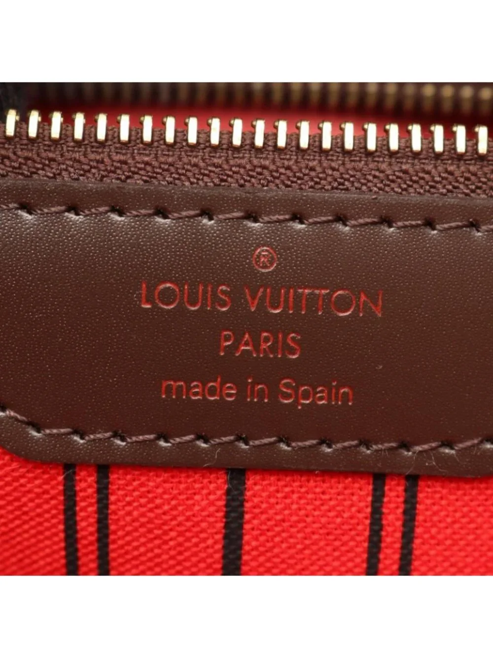 Louis Vuitton Tote Neverfull MM Canvas Leather